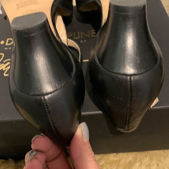 Zinda Mary Jane T-strap style black leather shoes made in Spain. Sz 38. EUC. - Picture 6 of 10